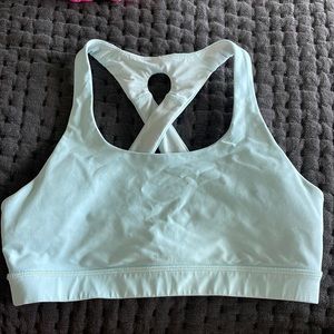 LuluLemon light blue sports bra